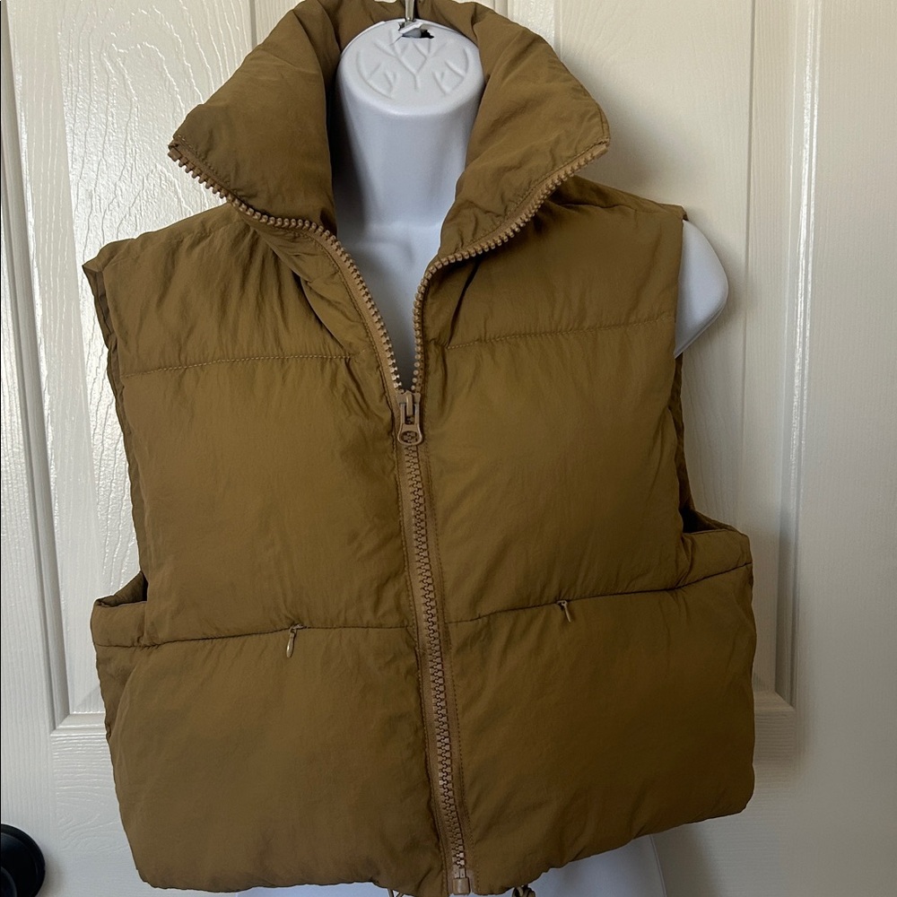 Brown Puffer Vest